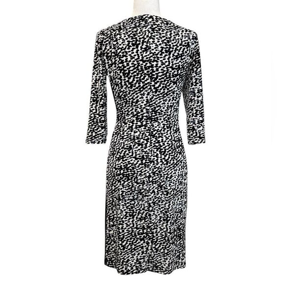 LAUREN RALPH LAUREN Women’s Animal Print Midi Dress Size 4 - Picture 4 of 7